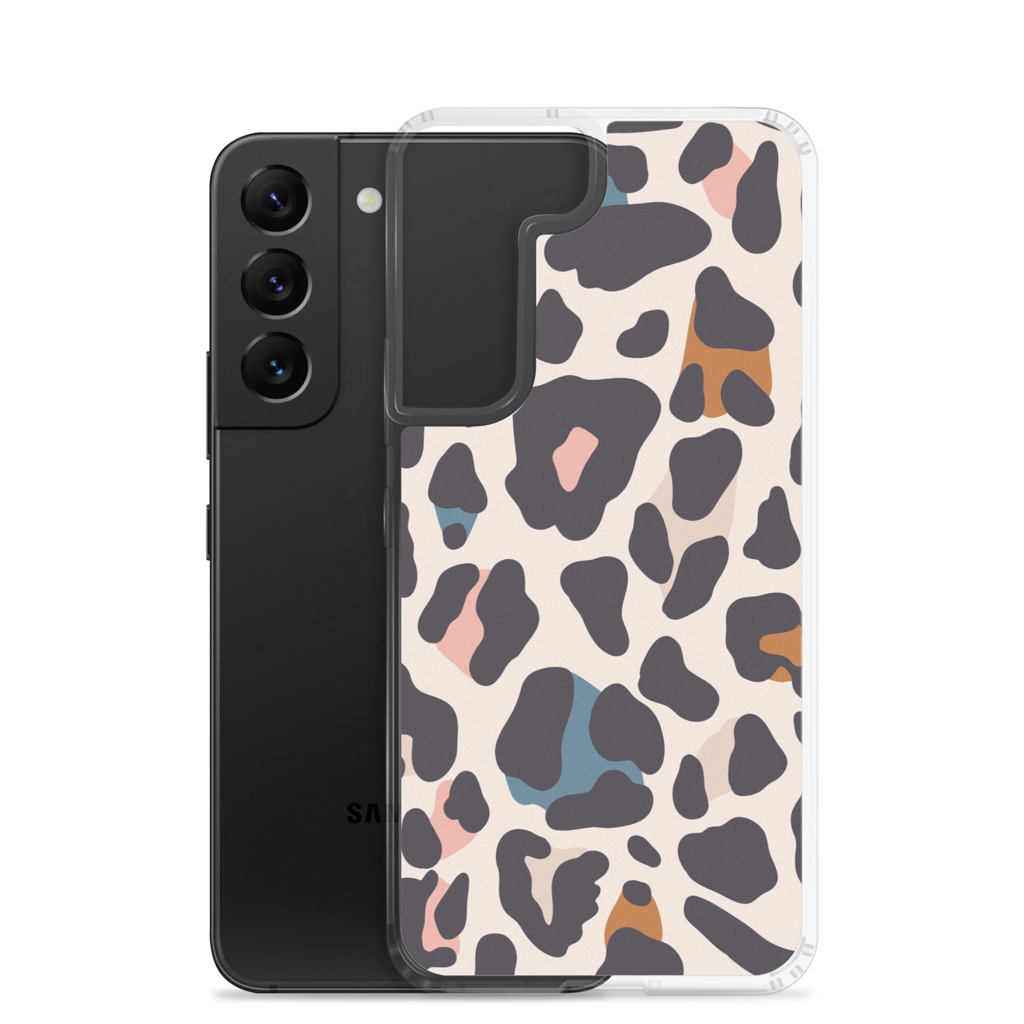 Abstract Samsung phone case leopard print