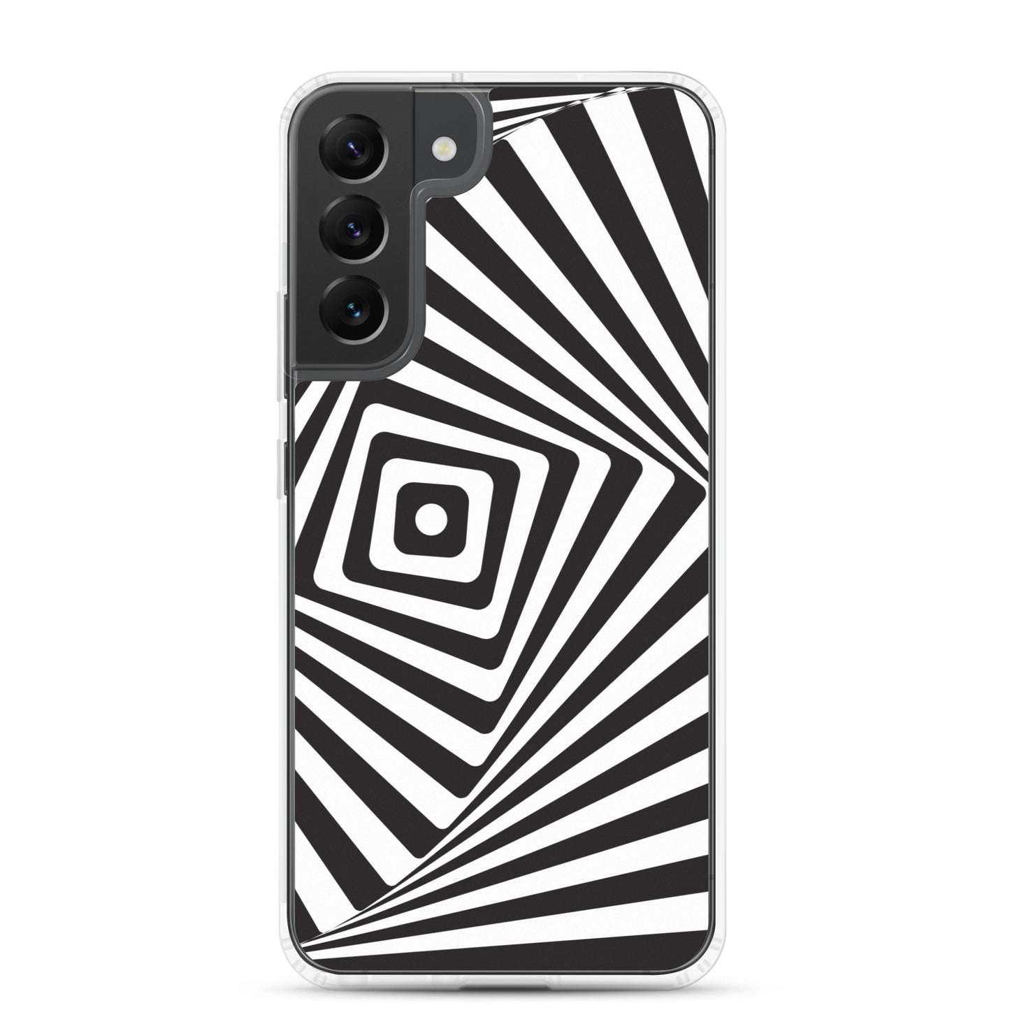 Abstract Samsung phone case black and white maze