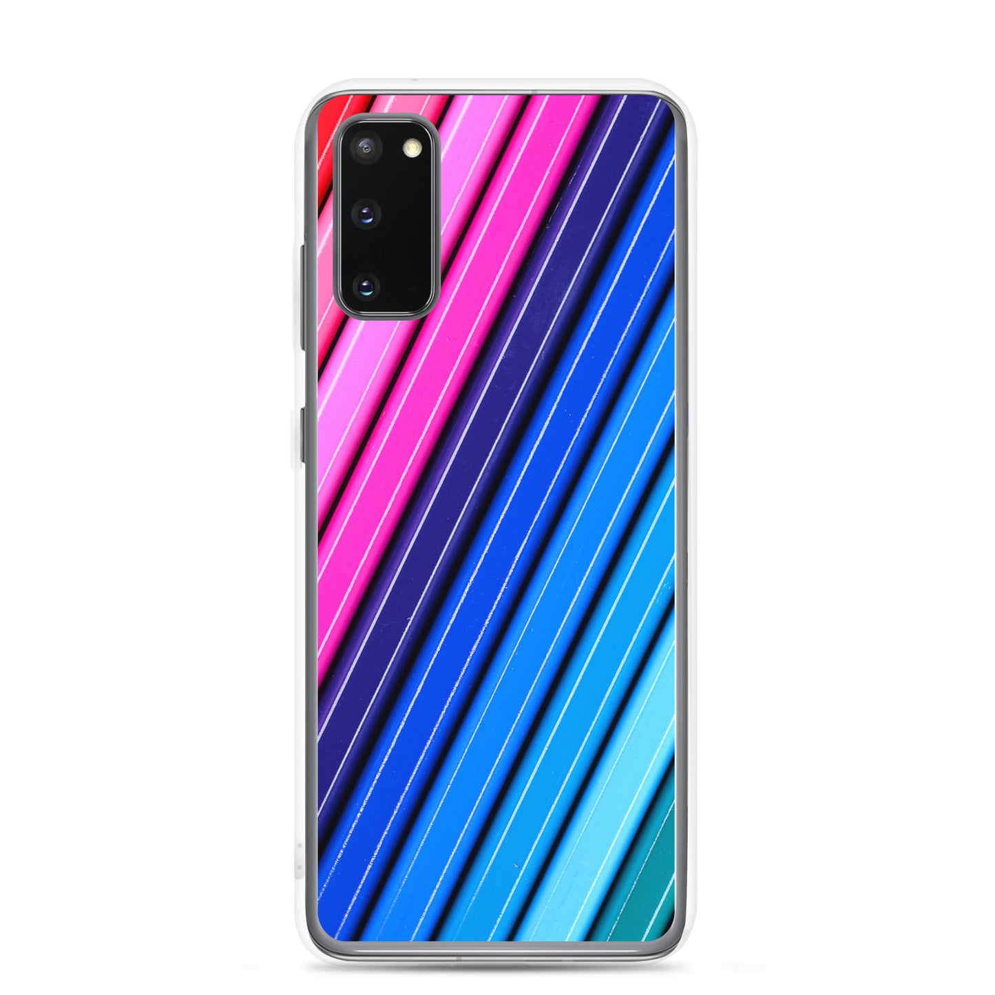 abstract Samsung phone case multi-coloured stripes