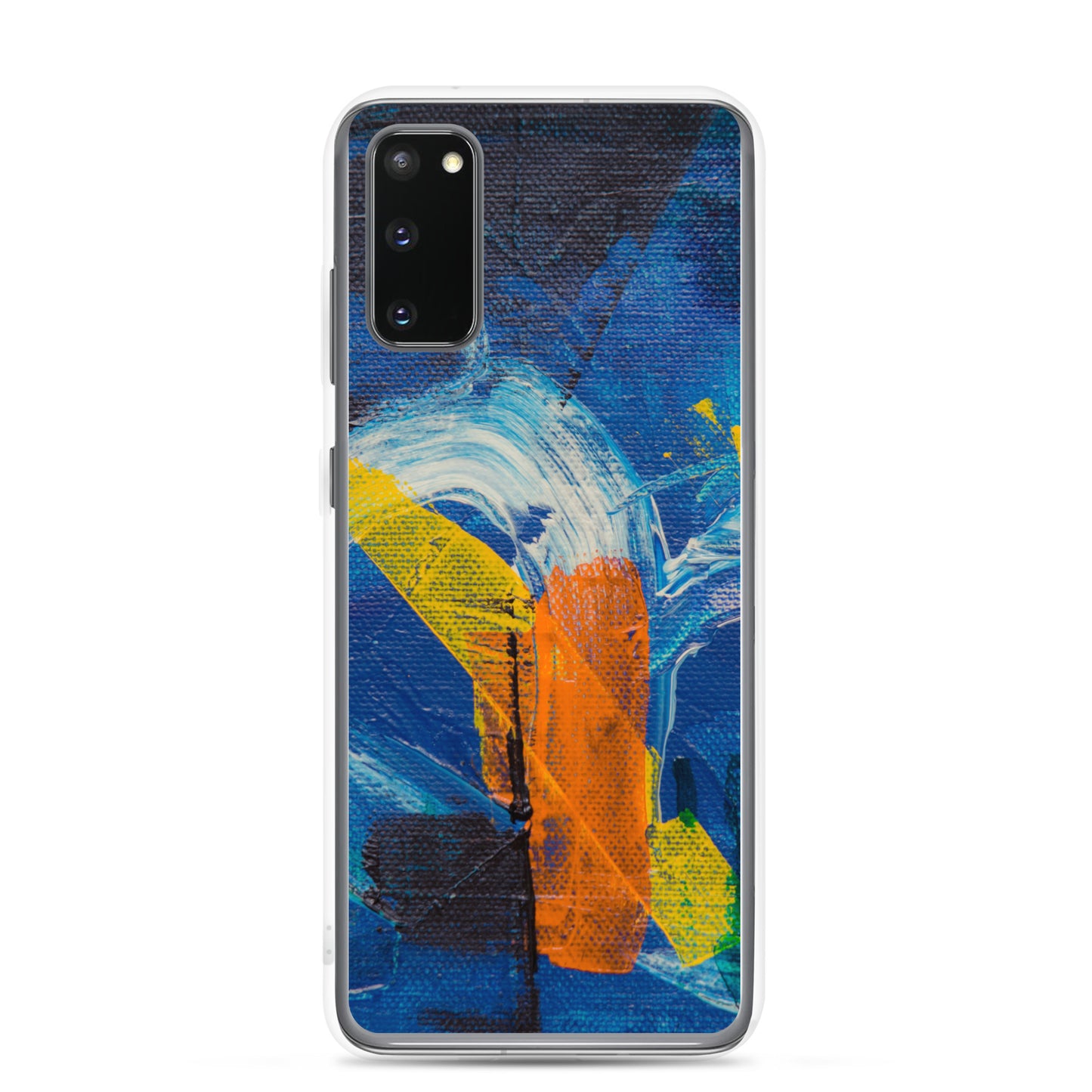 abstract Samsung phone case coloured solid accents