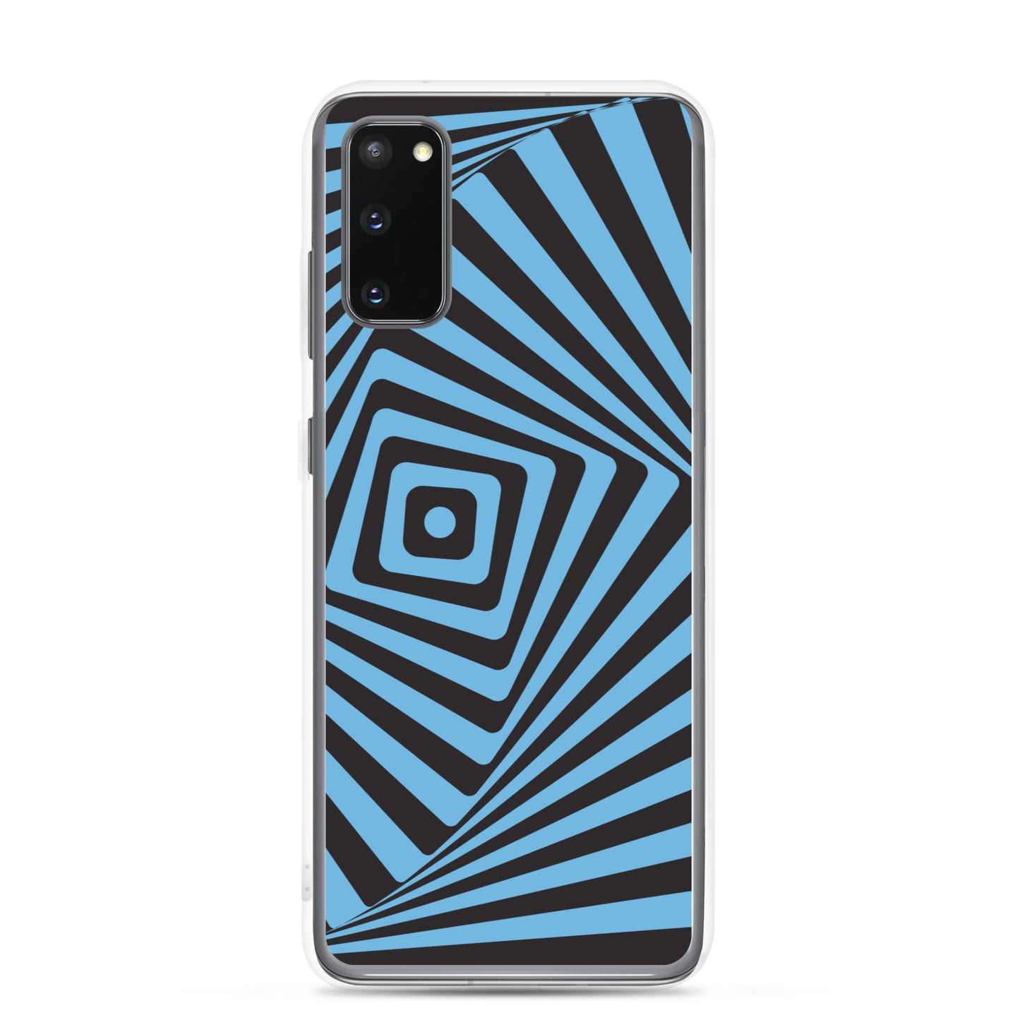 abstract Samsung phone case blue maze