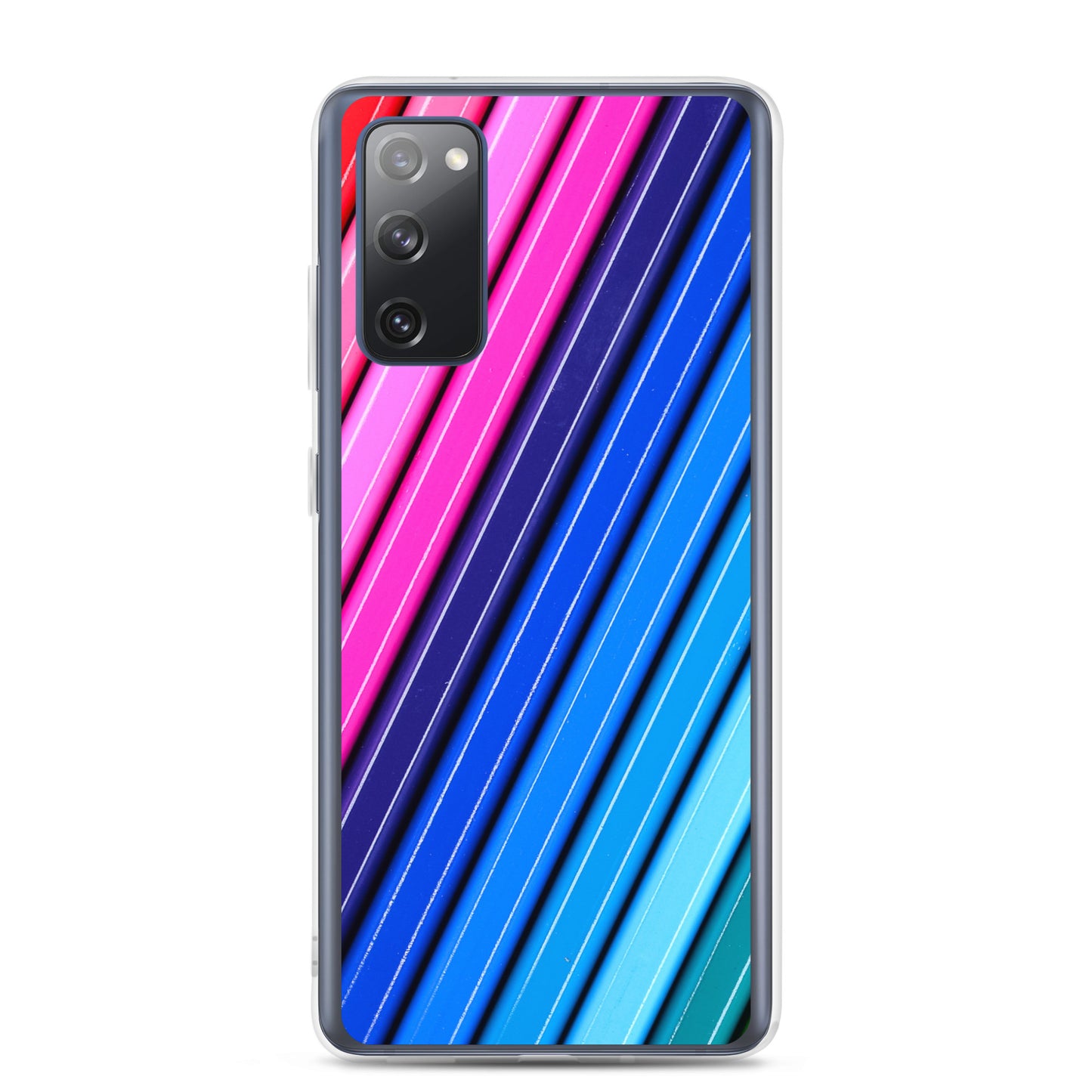 abstract Samsung phone case multi-coloured stripes