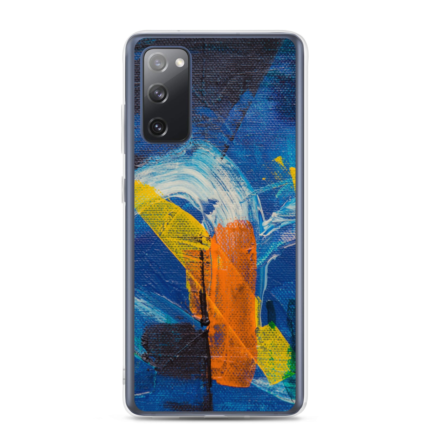 abstract Samsung phone case coloured solid accents