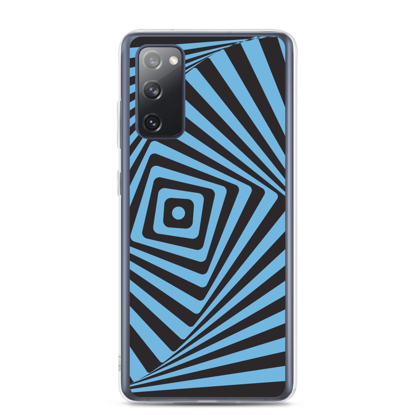 abstract Samsung phone case blue maze