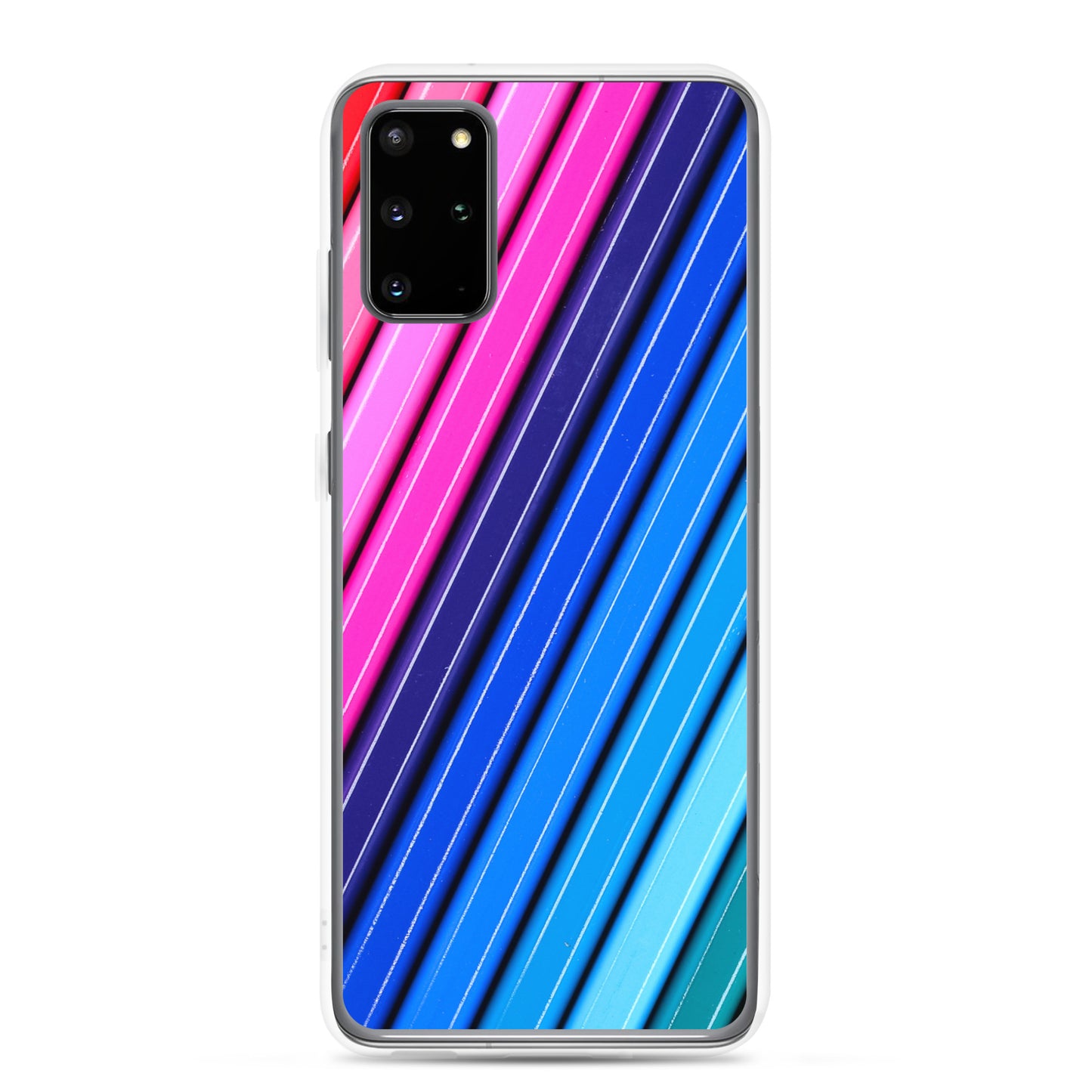 abstract Samsung phone case multi-coloured stripes