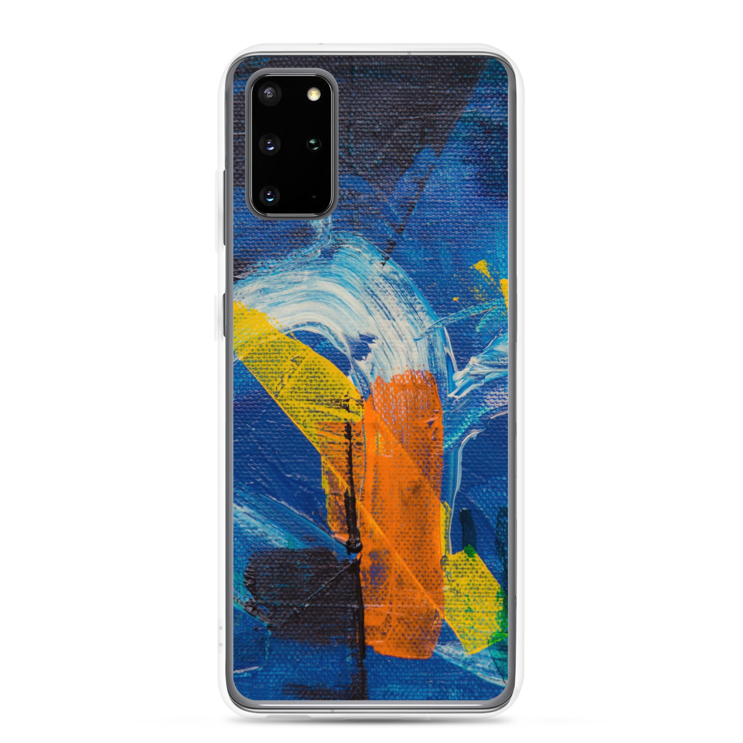 abstract Samsung phone case coloured solid accents