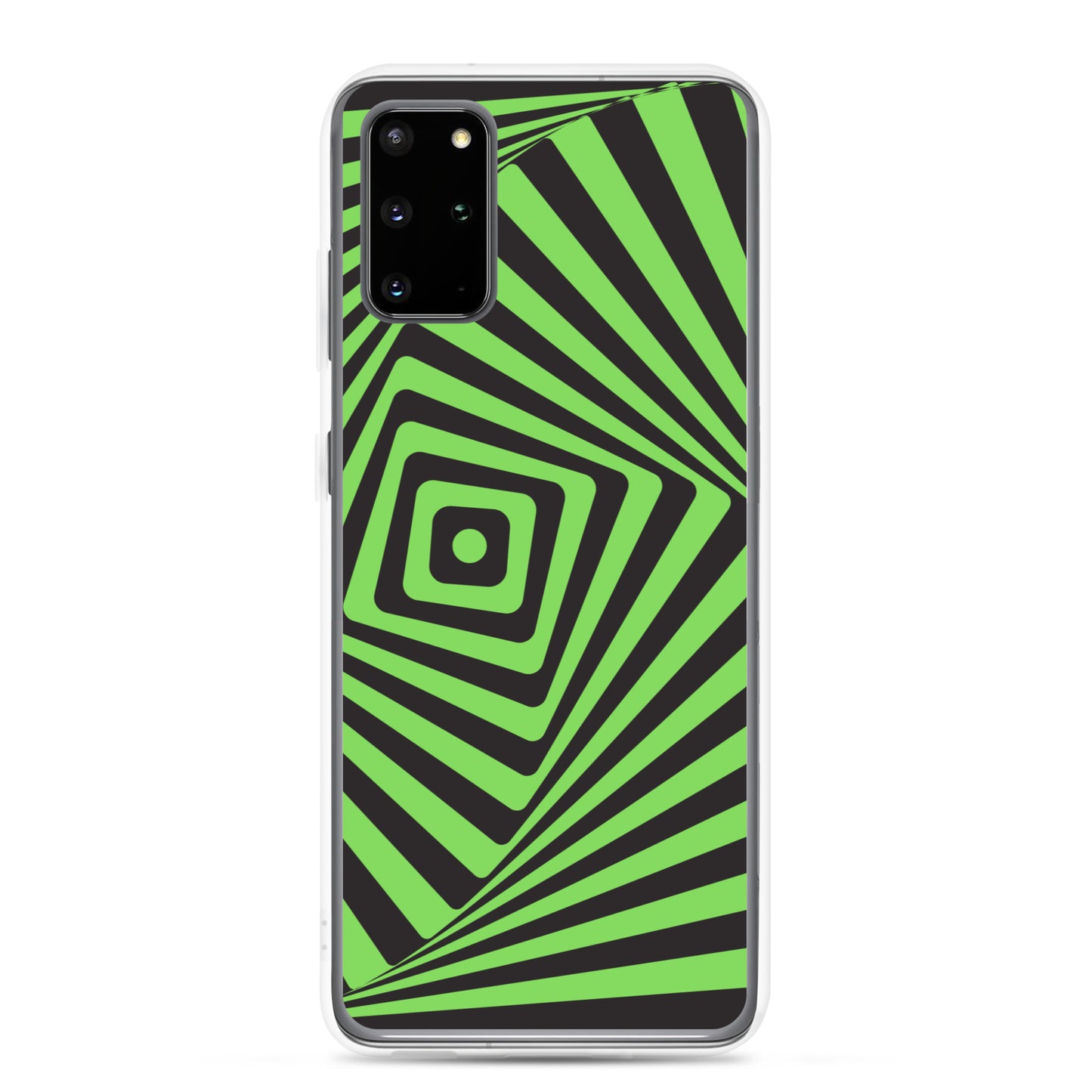 abstract Samsung phone case black and green maze