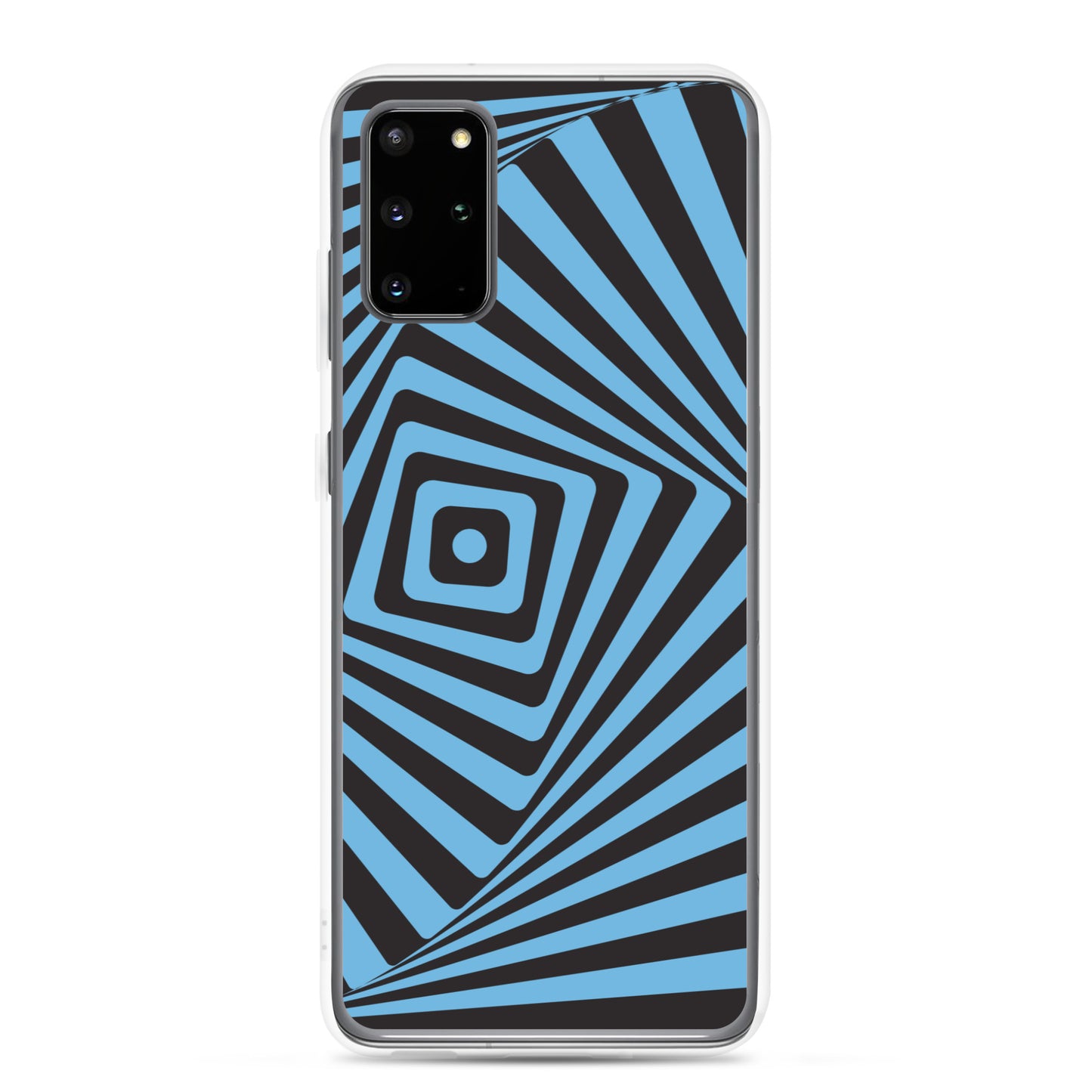 abstract Samsung phone case blue maze