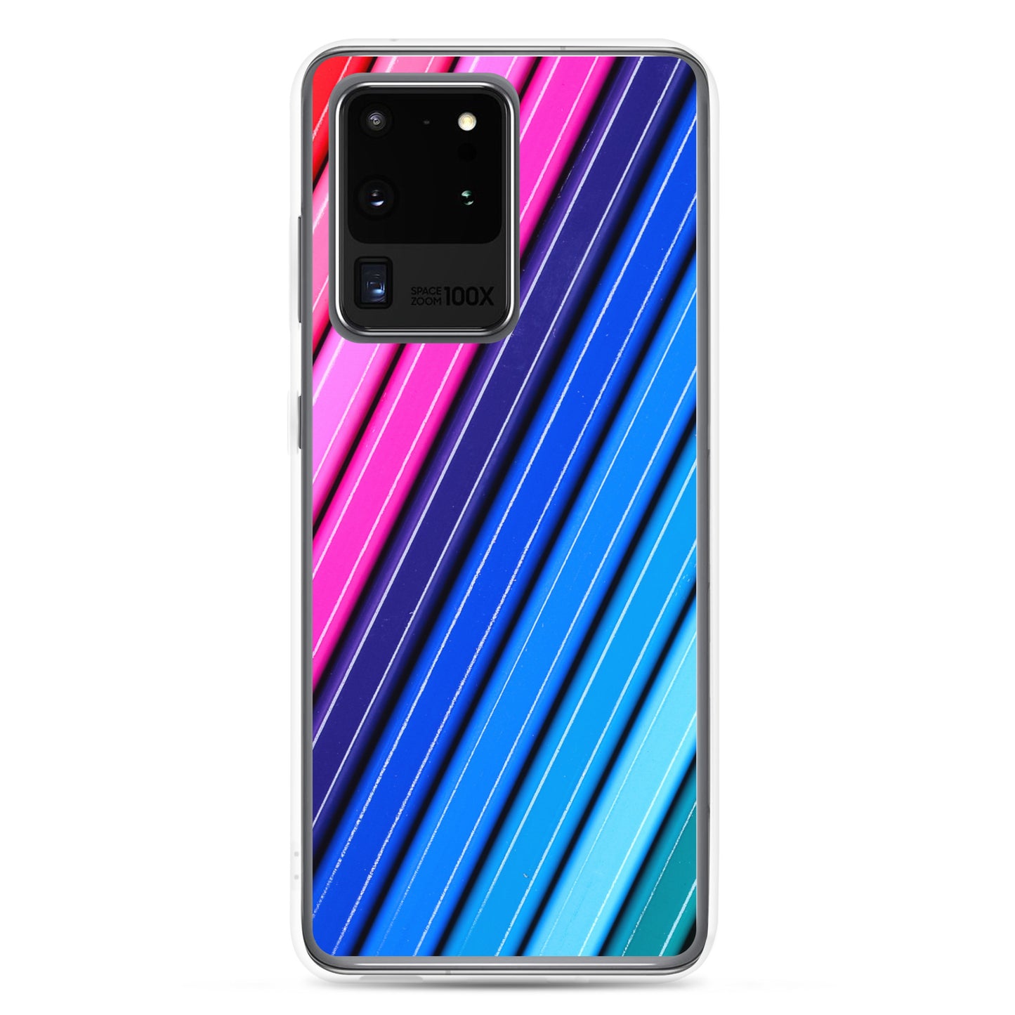 abstract Samsung phone case multi-coloured stripes