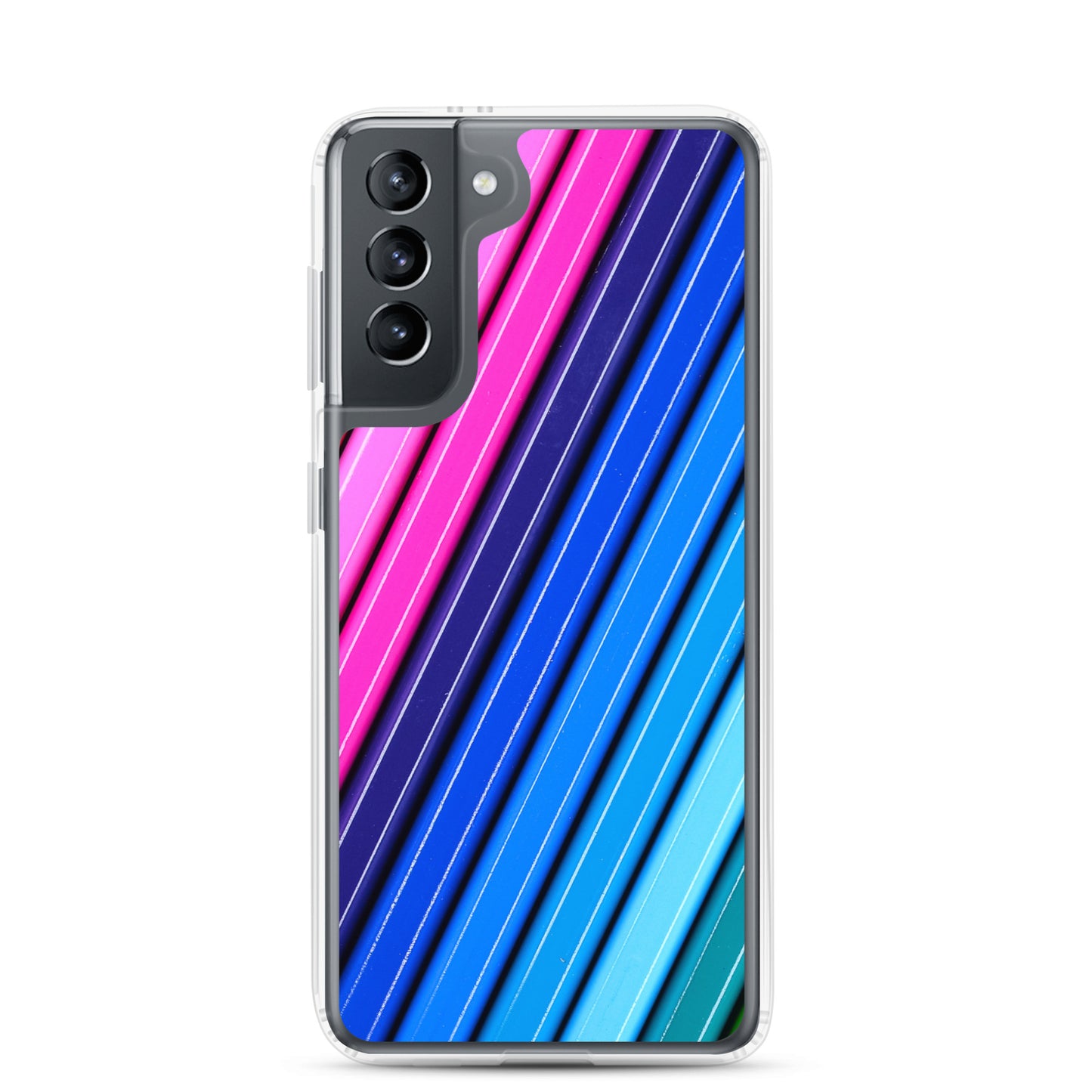 abstract Samsung phone case multi-coloured stripes