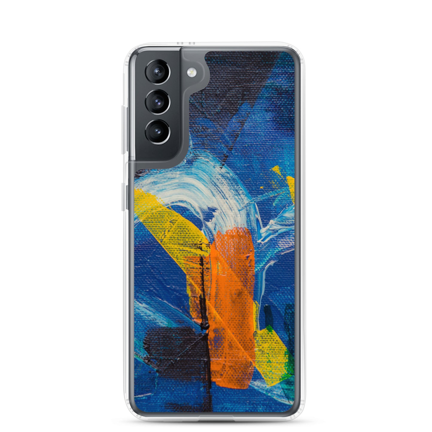 abstract Samsung phone case coloured solid accents