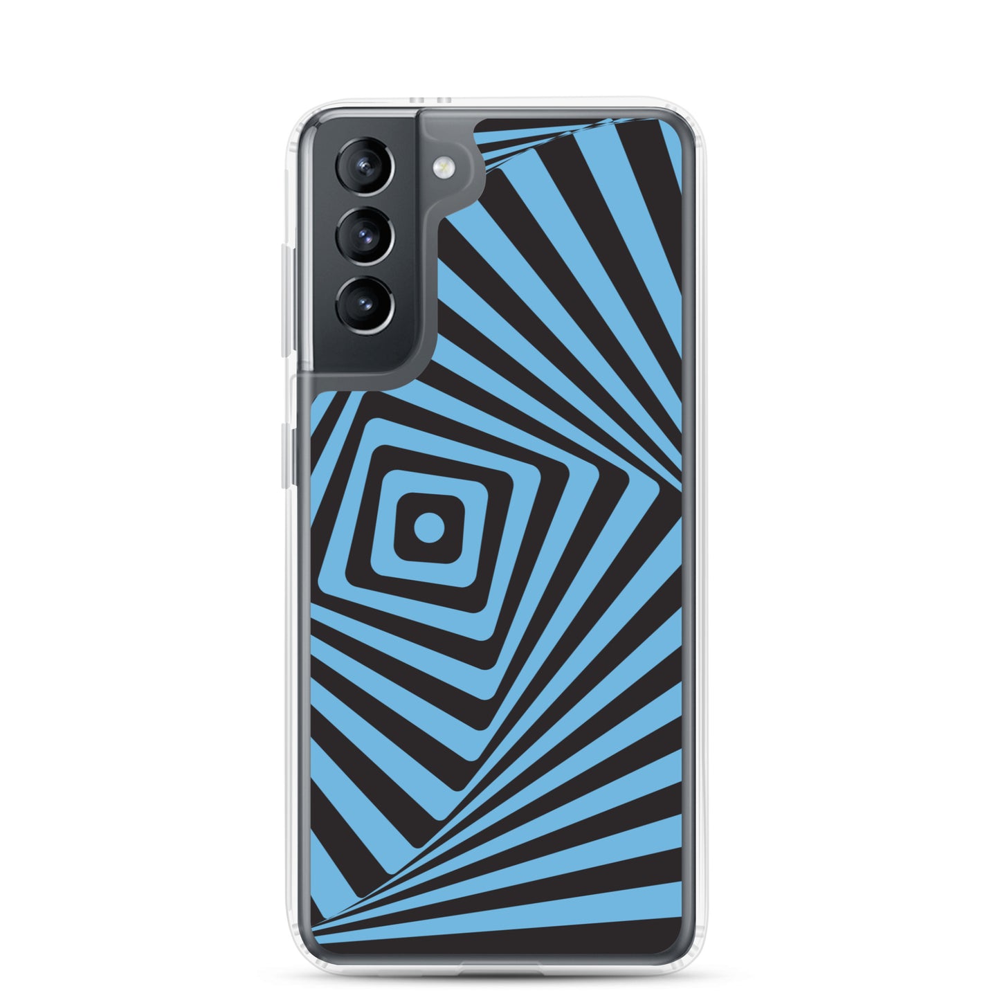 abstract Samsung phone case blue maze