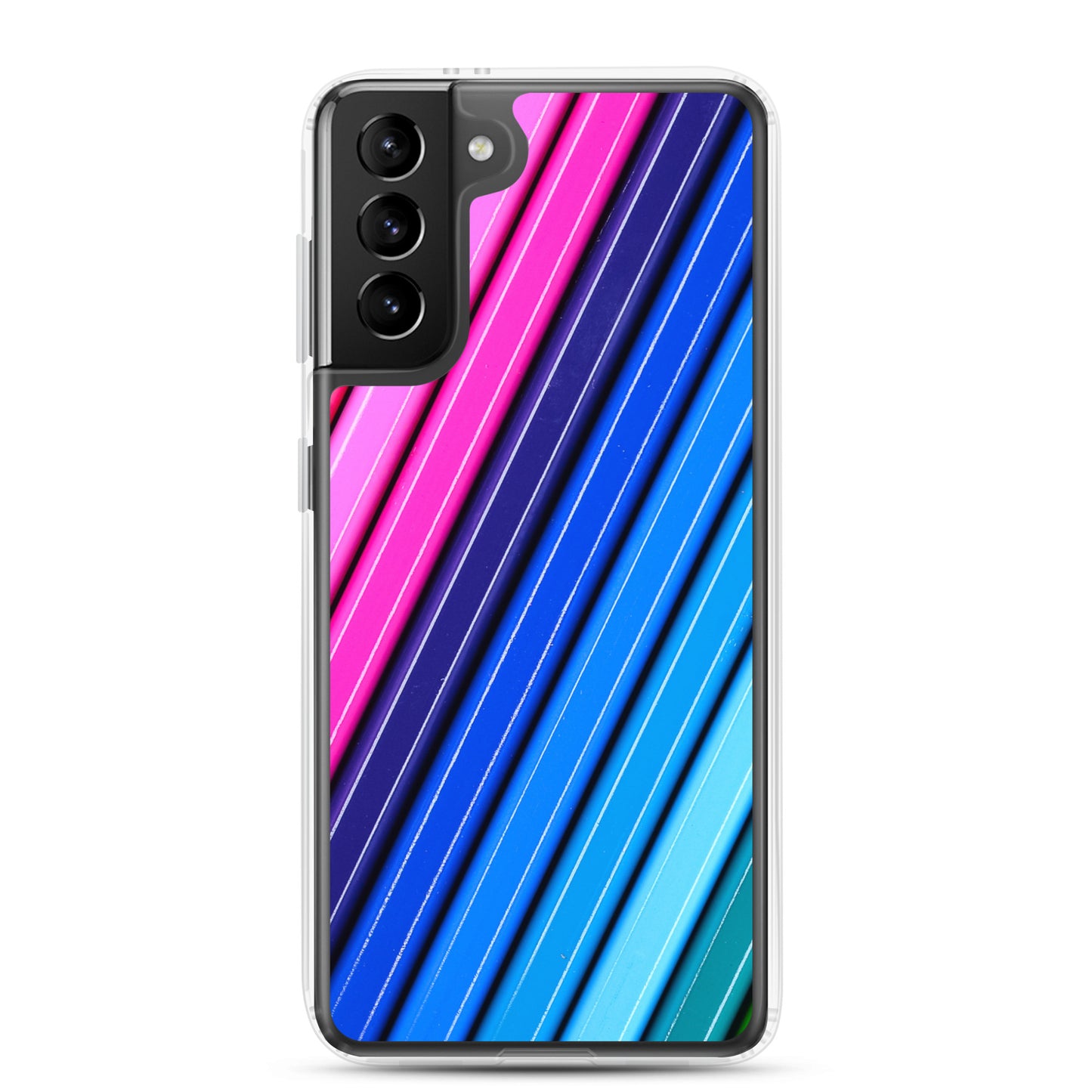 abstract Samsung phone case multi-coloured stripes