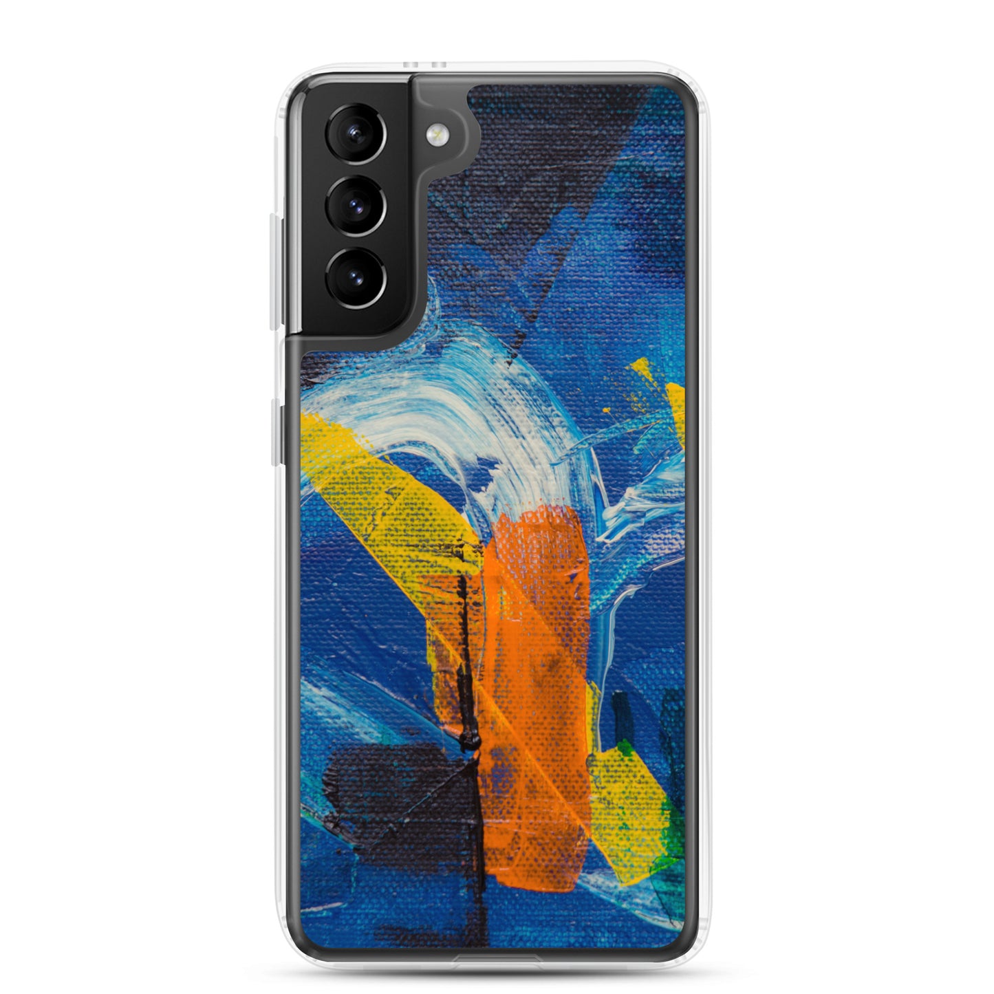 abstract Samsung phone case coloured solid accents