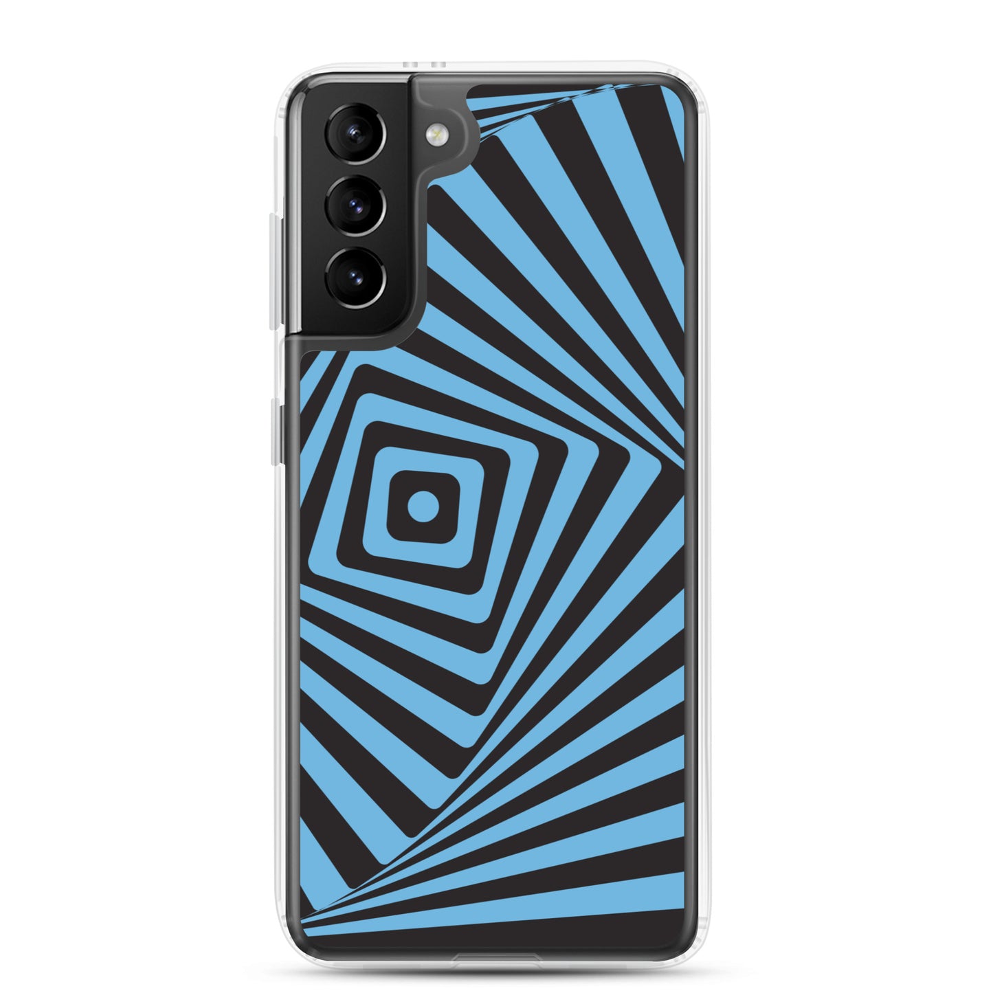 abstract Samsung phone case blue maze