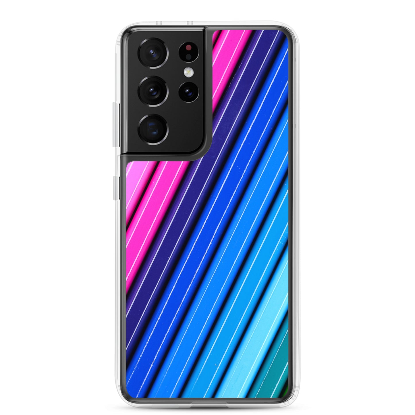 abstract Samsung phone case multi-coloured stripes