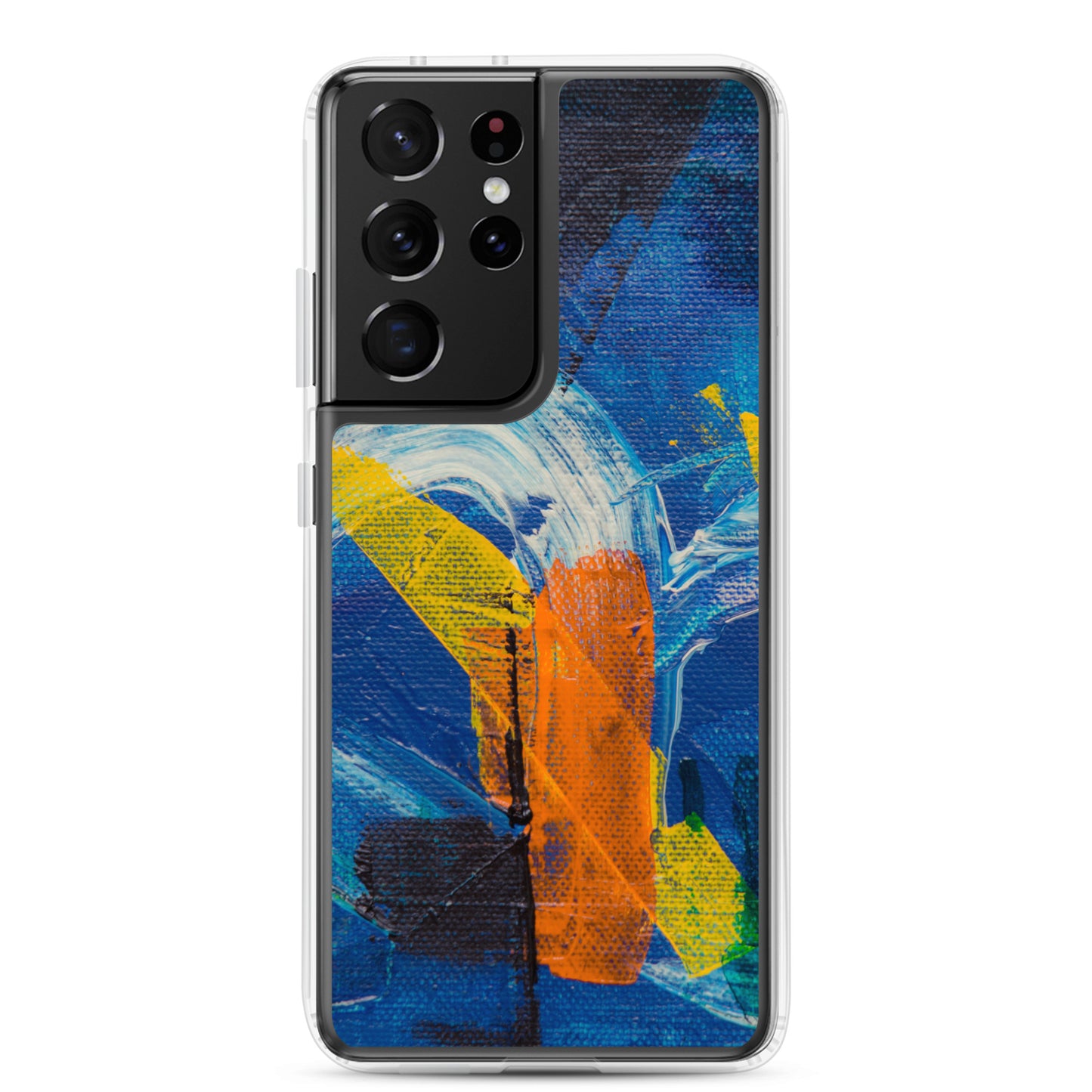 abstract Samsung phone case coloured solid accents