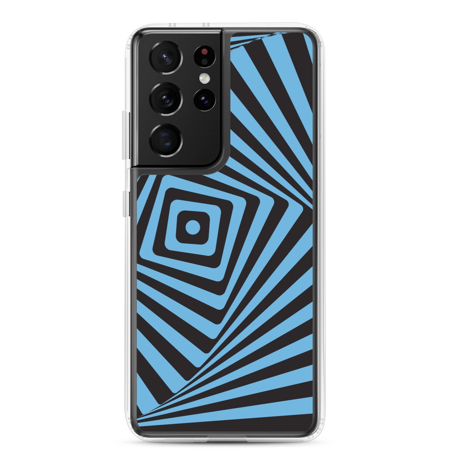 abstract Samsung phone case blue maze