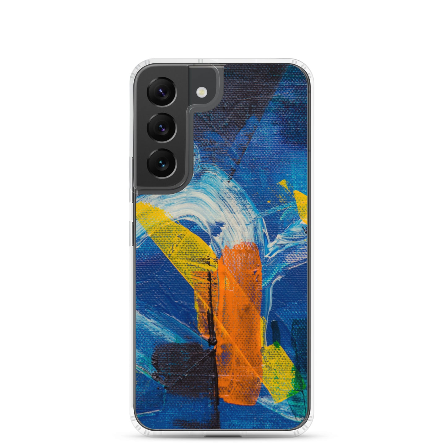 abstract Samsung phone case coloured solid accents