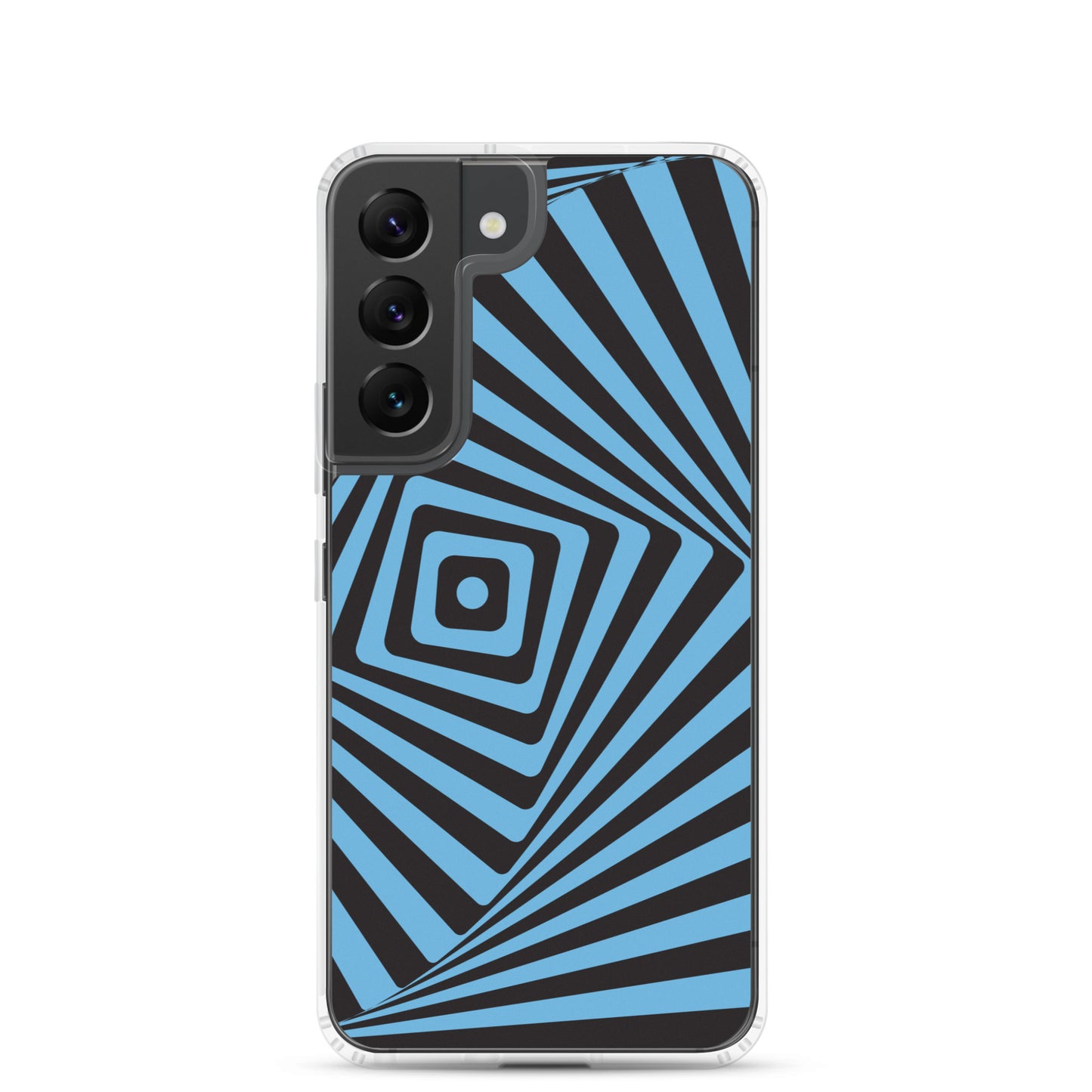 abstract Samsung phone case blue maze