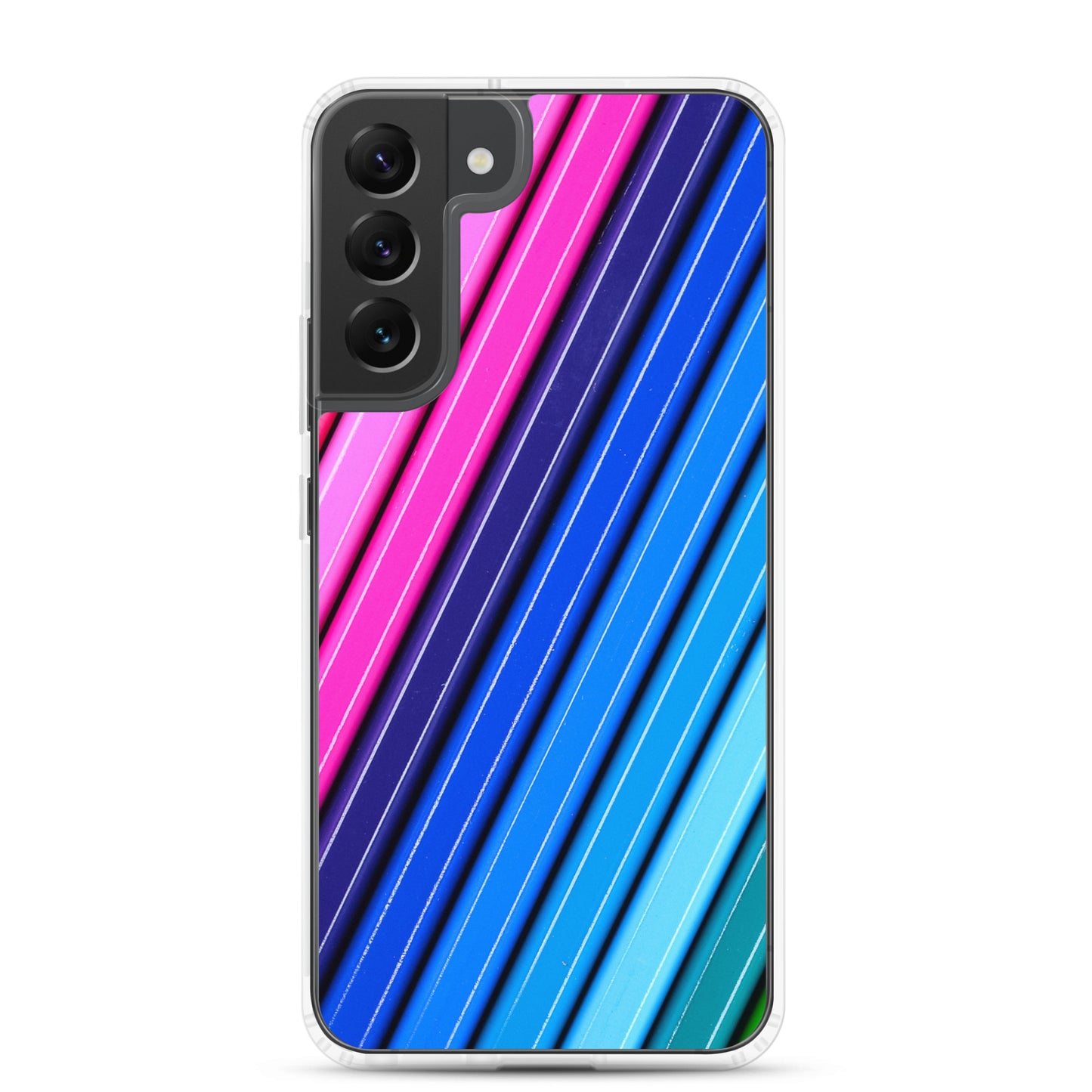 abstract Samsung phone case multi-coloured stripes