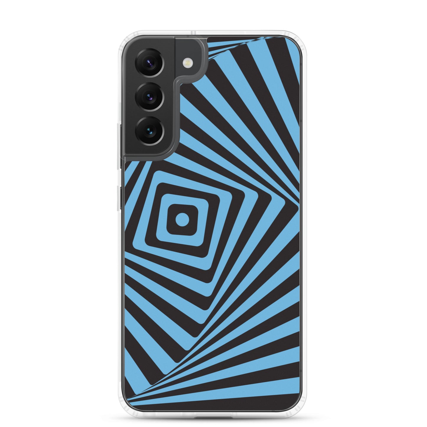 abstract Samsung phone case blue maze