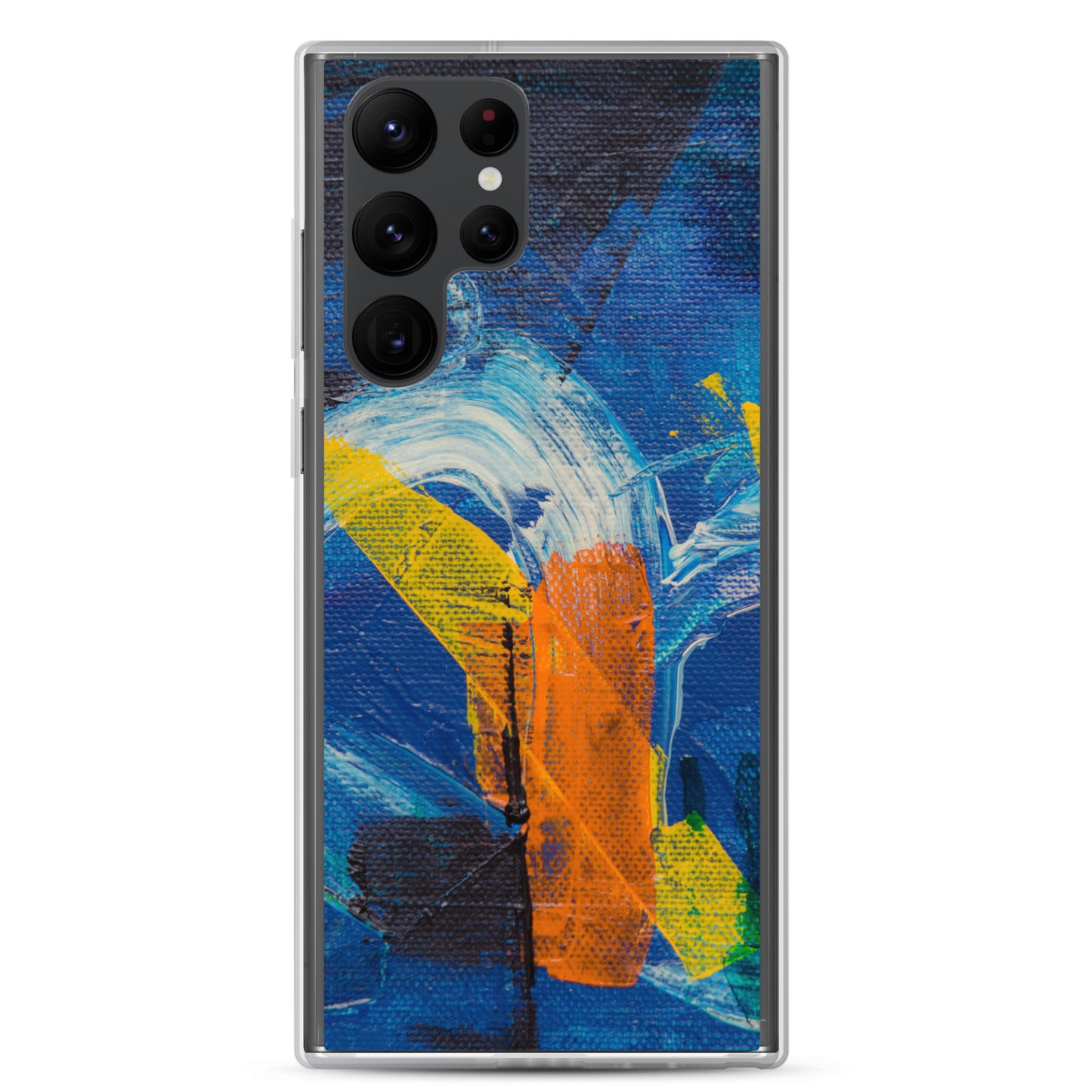 abstract Samsung phone case coloured solid accents