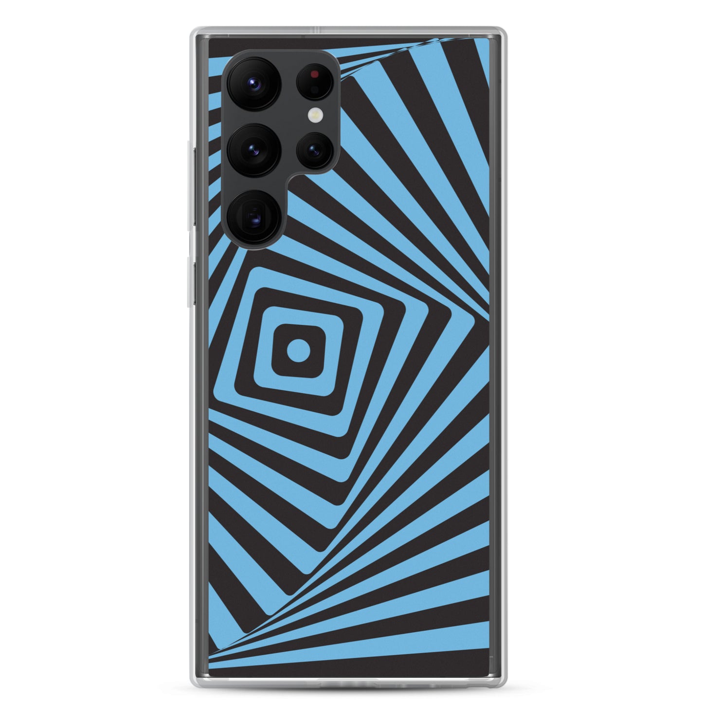 abstract Samsung phone case blue maze